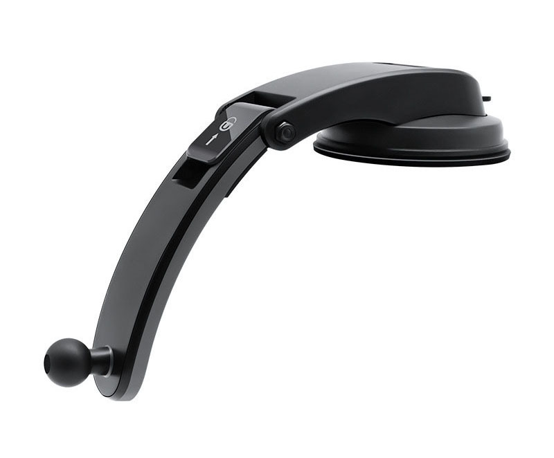 17mm ball head phone holder for car navigation, waterfall suction cup, bendable, high-temperature resistant base, car phone holder