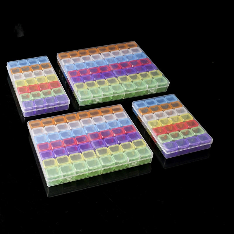 28 сетки 56 сетки красочная коробка для хранения ювелирных изделий