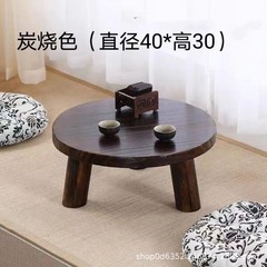 和風出窓テーブル、小さなコーヒーテーブル、無垢材畳小さなテーブル、シンプルなカンテーブル、家庭用小さな丸テーブル、座り台
