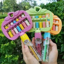 儿童彩色七珠可玩广场公园摆摊热卖算盘泡泡棒景区益智玩具吹泡泡