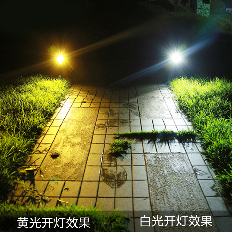 LED Solar Ground-Embedded Lawn Lamp Outdoor Waterproof Tree Lamp Villa Garden Courtyard Landscape Decorative Lighting