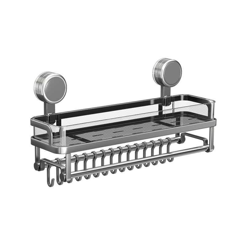 Estante con ventosa, inodoro, pared, inodoro sin perforación, baño, estante para toallas, mesa de lavado, estante de almacenamiento en pared