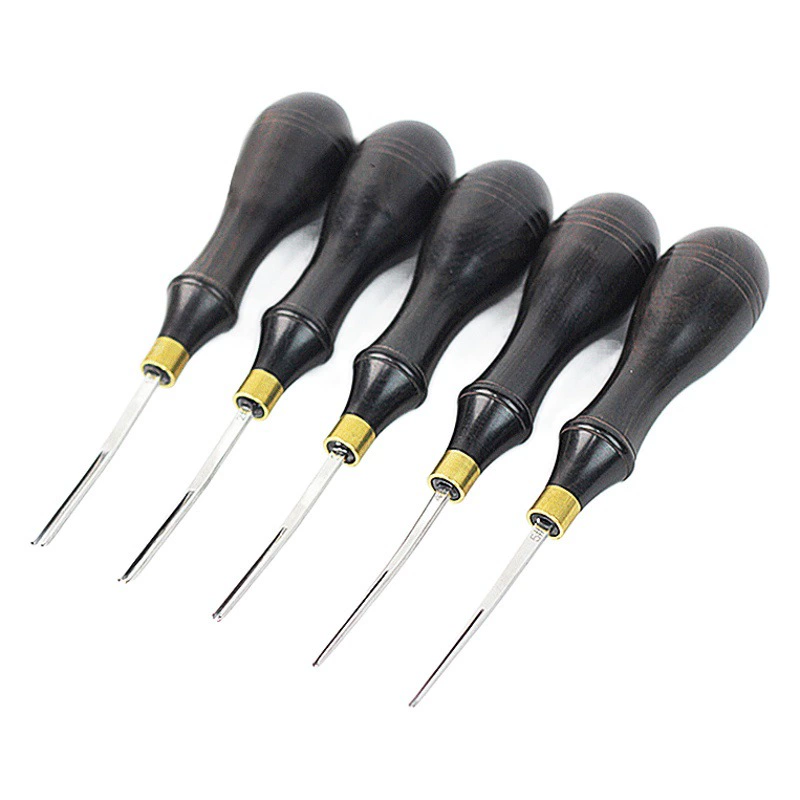 Нож для обрезки кромок сандалового дерева Снятие фаски DIY кожаный инструмент профессиональный Обрезной нож для обрезки кромок кожи