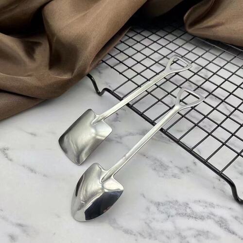 Creative stainless steel internet celebrity shovel spoon student personalized watermelon ice cream dessert shovel spoon wholesale