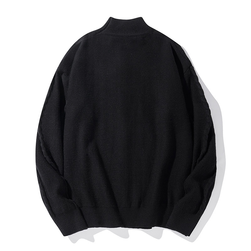 Herren-Rollkragenpullover – Lässiger Pullover im koreanisch inspirierten minimalistischen Stil für Herbst und Winter_voghion.com