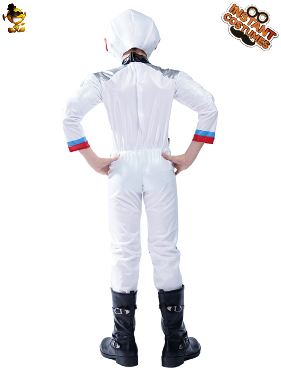 Traje espacial para niños rendimiento de astronauta niños y niñas juegos de escuela secundaria y primaria