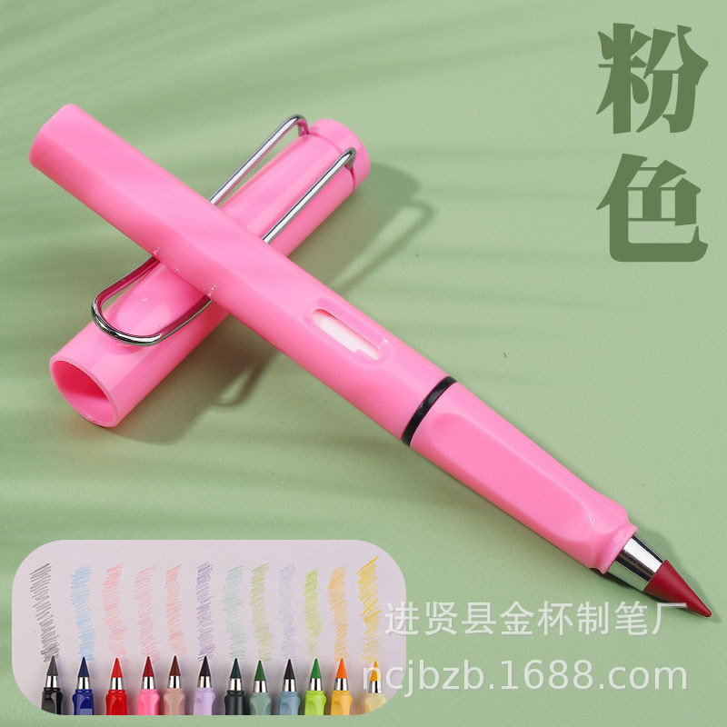 Estudiantes populares en línea populares de primaria y secundaria, lápiz eterno, tecnología negra, borrable, sin cortes, no es fácil de romper, reemplazar lápiz HB