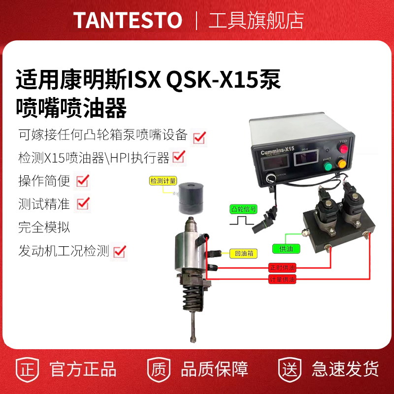 适用康明斯ISX QSK-X15泵喷嘴喷油器HPI执行器维修嫁接检测套件钢