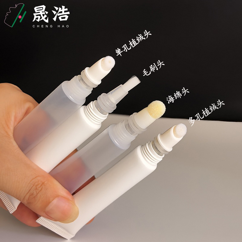 In-Stock 10ml Cosmetic Soft Tube Packaging Lip Gloss Foundation Liquid Tube Nail Polish Dispensing Bottle Teeth Whitening Dispensing Tube