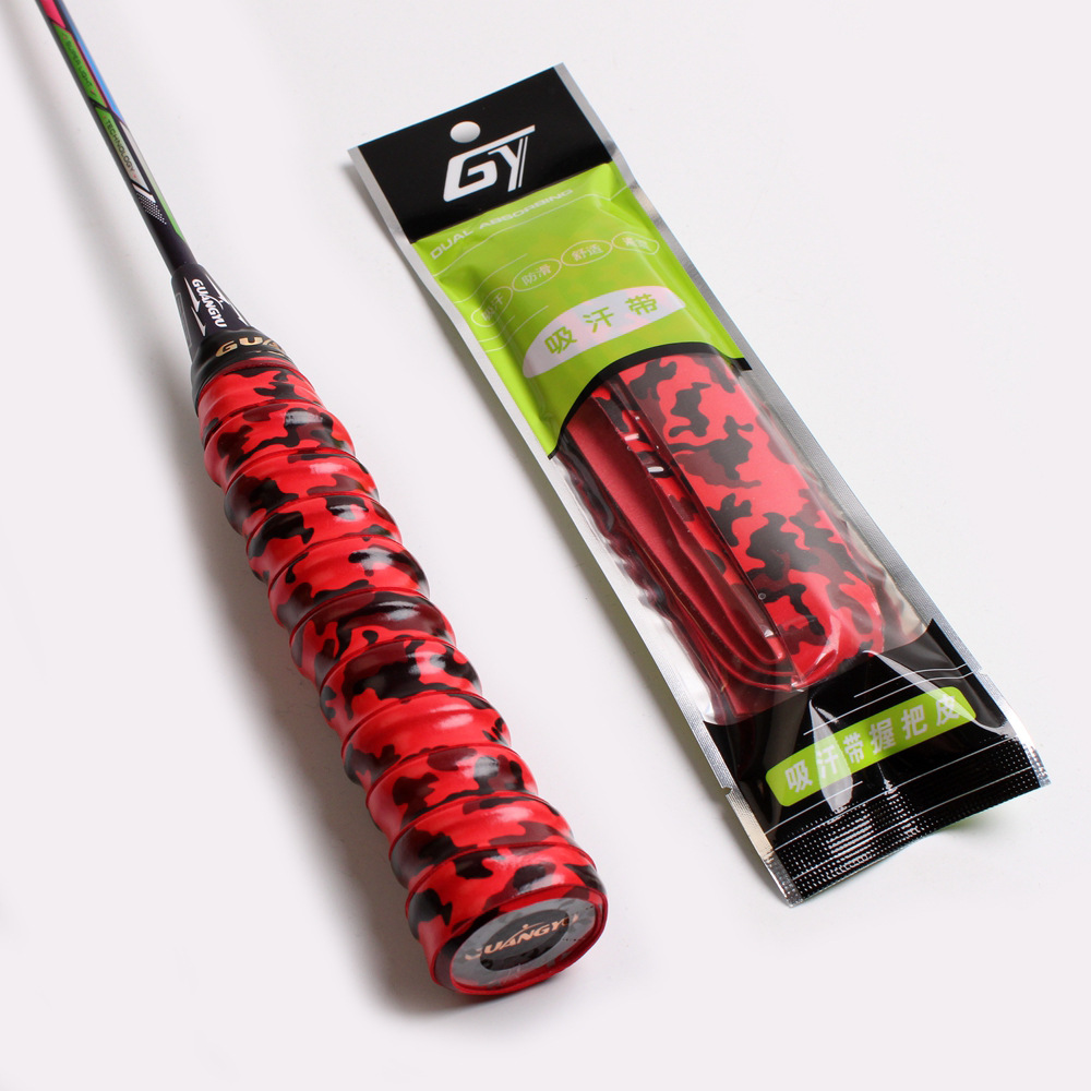 Keel Printed Mesh Grip Tape Sweat Absorbing Anti Slip Badminton Racket Fishing Rod Handle Wrap Sports Outdoor_voghion.com