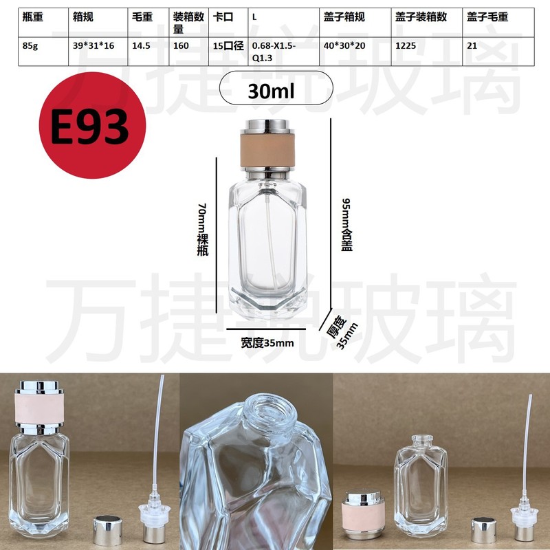 スポット卸売り20ml 30mlセットのネジ口香水分注ガラス瓶携帯スプレー分注瓶|undefined
