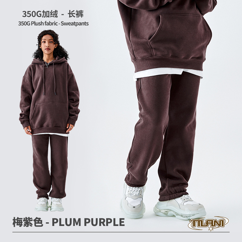 Purple trousers