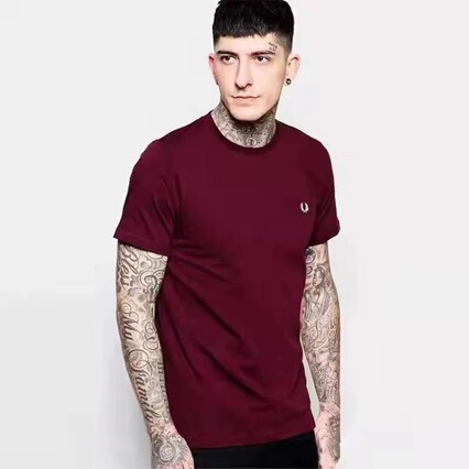 Fp Wheat Ear New Summer Embroidered T-Shirt Loose Casual Men's Round Neck Short Sleeve Base Shirt