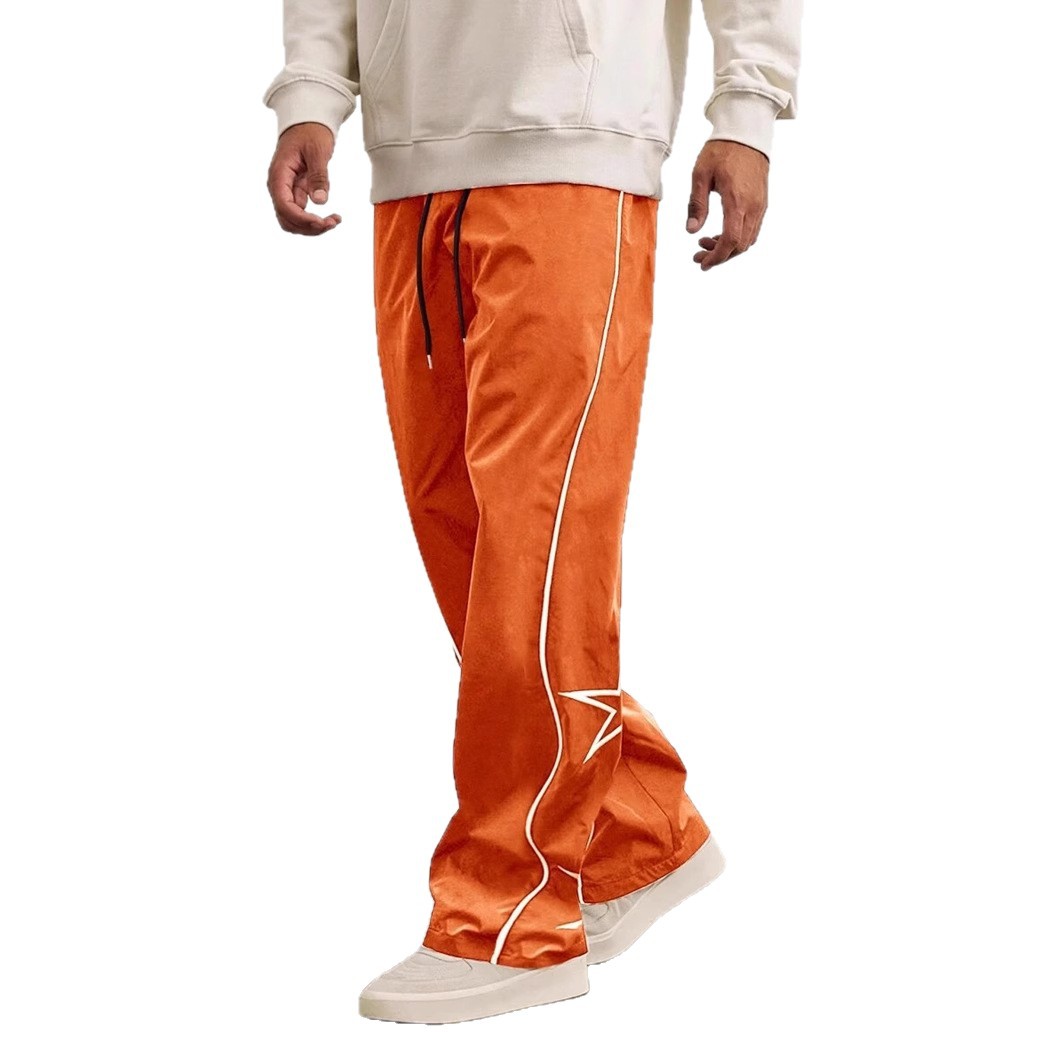Ropa de hombre transfronteriza, nuevos pantalones casuales bordados, pantalones casuales de alta tendencia, pantalones casuales retro.