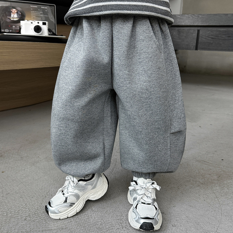 男童秋装套装2025新款痞帅炸街儿童条纹卫衣男小童假两件宝宝衣服|undefined