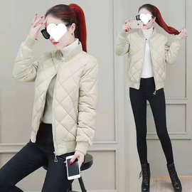 短款面包服女装2025冬季保暖新款棉服轻薄棉服修身加厚女士棉衣女