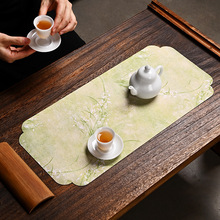 中式国风双面防水茶席干泡席复古禅意茶桌垫干泡垫