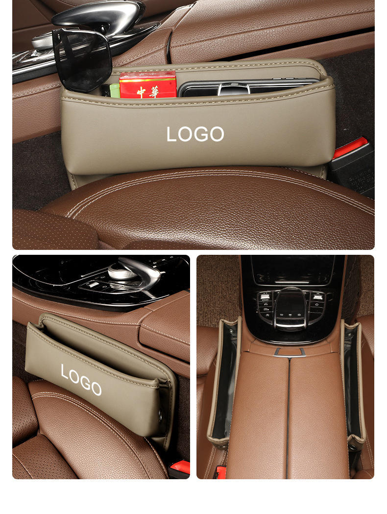 Cross-Border Manufacturer Car Seat Gap Storage Box, Car Crevice Storage Organizer, Practical Car Accessories Collection