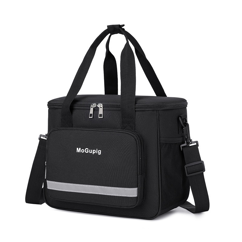 Amazon Thickened Large-Capacity Portable Picnic Bag PEVA Outdoor Car Cooler Bag Waterproof Single-Shoulder Crossbody Insulated Bag