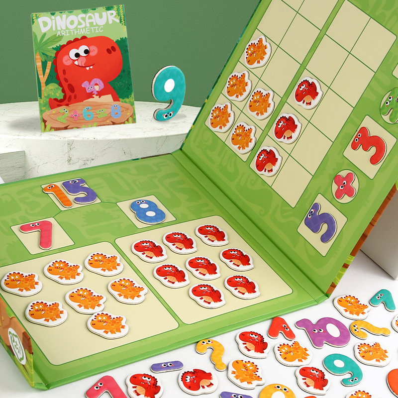 Diez-matriz de cuadrícula descomposición digital kindergarten Primer Grado estudiante de la escuela primaria Ilustración juguete aritmética menos de 20 ayudas de enseñanza de adición y resta