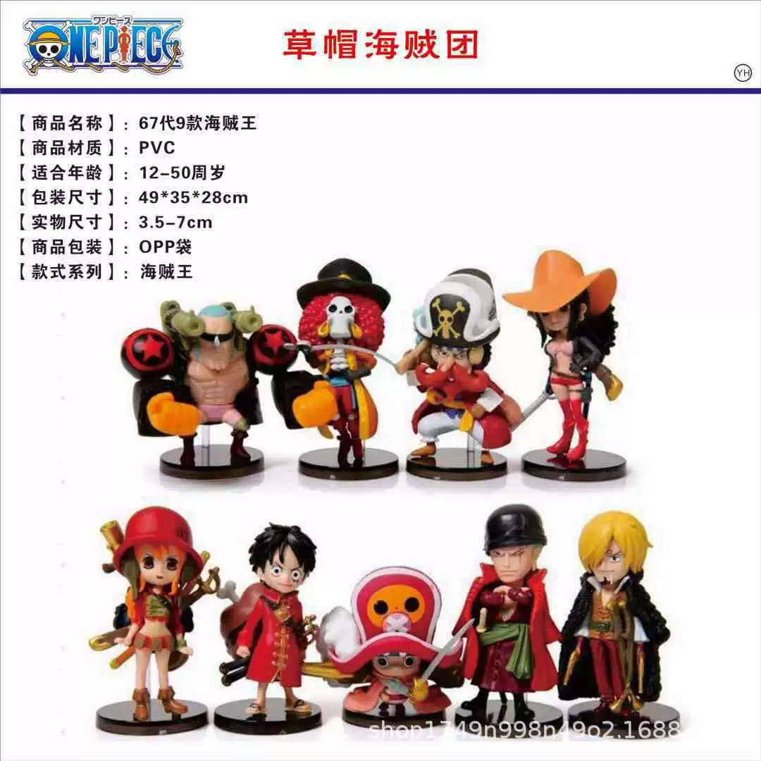 Слепой бокс фигура (One Piece) 26/67 Gen Travel Dolls — assorted коллекционные куклы высотой 6–10 см