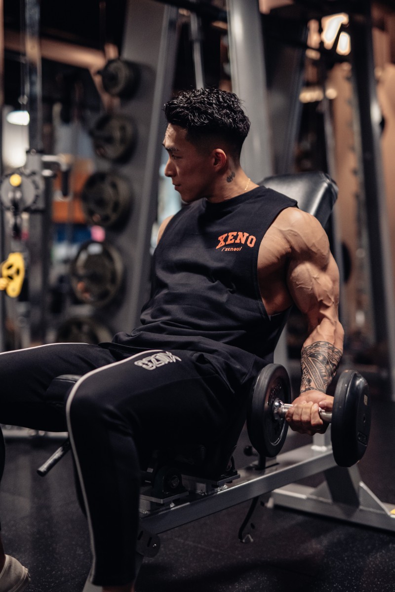 Men's Sleeveless T-Shirt Trendy Brand Muscular Design Fitness Summer Running Training Vest Sports Clothes For Men_viptrois.com