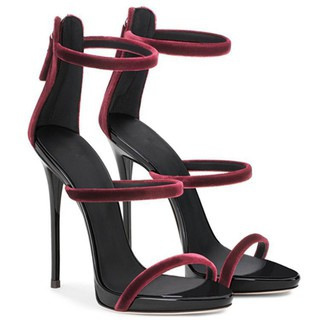 Summer European and American Foreign trade Original order new bright leather open back bag high heel women's sandals factory direct sales