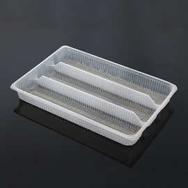 一次性PP塑料托盒 18格装无盖食品托盘可速冻可冷藏水饺蛋饺托盘