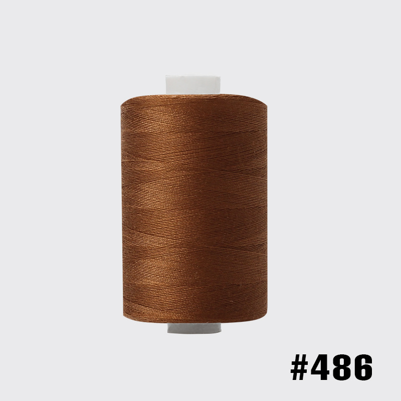 1000 yardas de hilo de poliéster de alta velocidad combinación de colores hogar hilo de coser mano hilo pequeño hilo fino dos hilos 402 hilo de coser