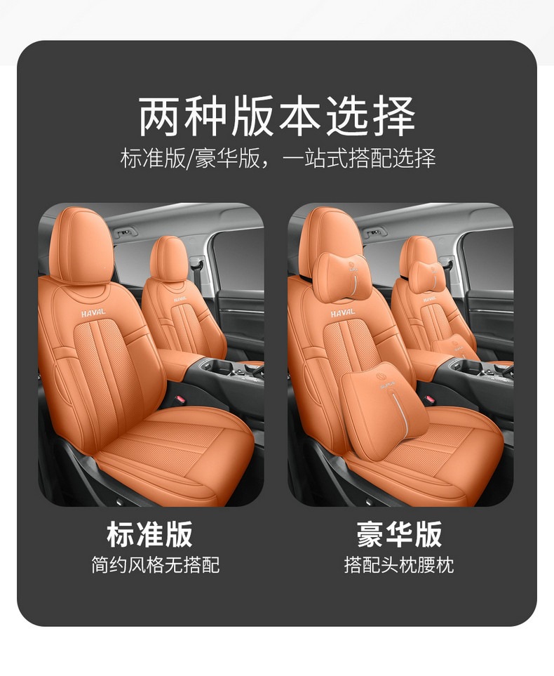 2026 Haval Menglong PLUS five-seater perforated leather breathable and wear-resistant car seat cushion full-cover specialized seat cover