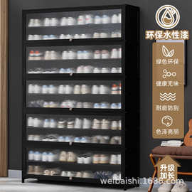 家用出租屋省鞋架子大容量简易收纳神器室内实木入户门口鞋柜空间