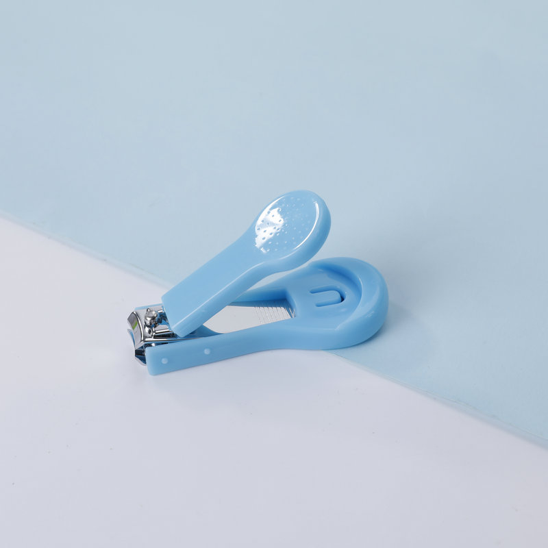 Детские маникюрные кусачки (синие)