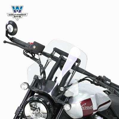 curved bow folding backrest modified thick — Electric car rear backrest - transparent-35cm-high-send-accessories-with-navigation-pole-black