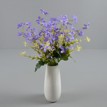 仿真水晶百合把花文心兰吊兰大型园艺景观工程造型儿童舞蹈手持花