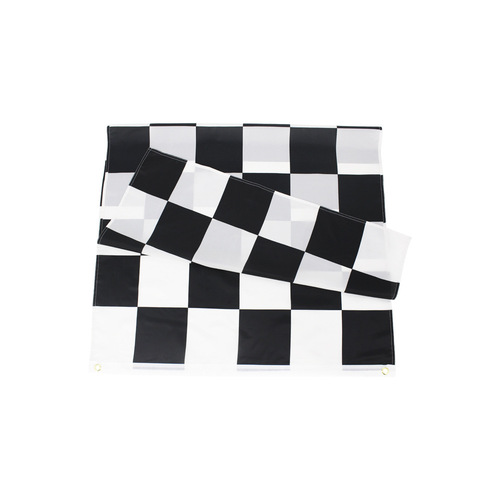 90*150cm racing flag manufacturer 3*5ft polyester flag cross-border supply black and white checkered flag wholesale