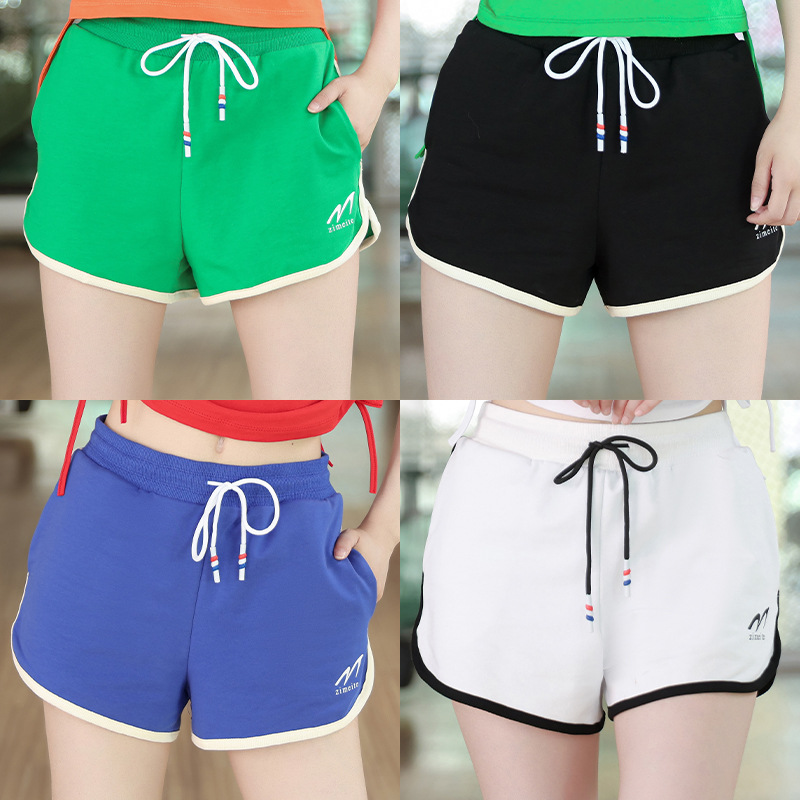 New Square Dance Pants Cotton Elastic Waistband Gathered Hem Leggings High-Elasticity Workout Jumping Exercise Ghost Step Dance 2318