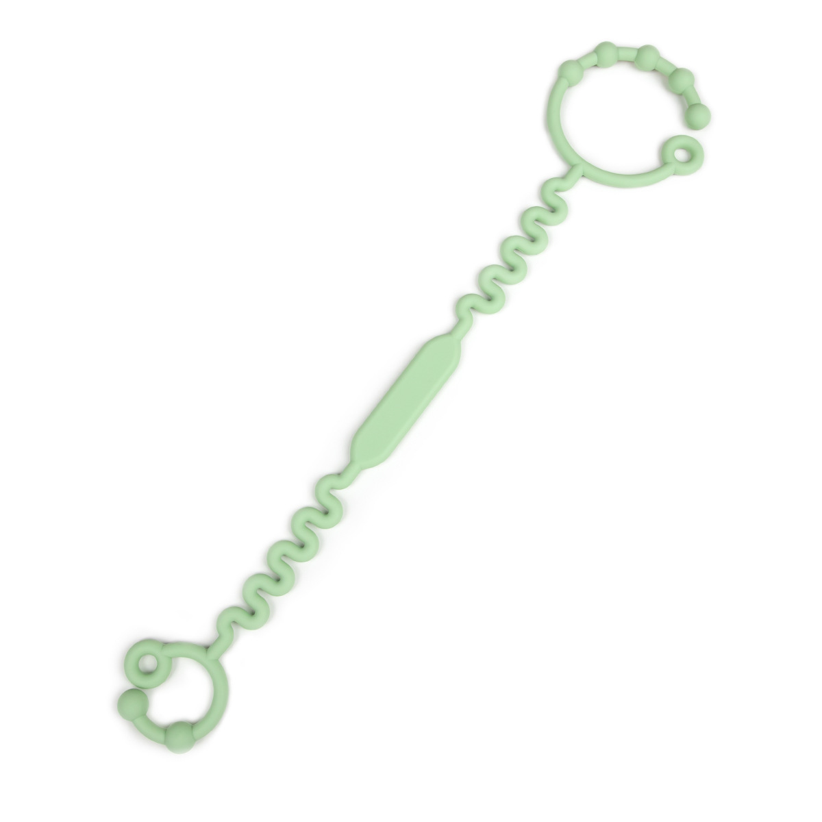 Botella de alimentación de silicona al por mayor transfronteriza cadena anti-perdida de silicona multifuncional cuerda anti-caída botella de alimentación taza de agua clip de pezón cuerda fija