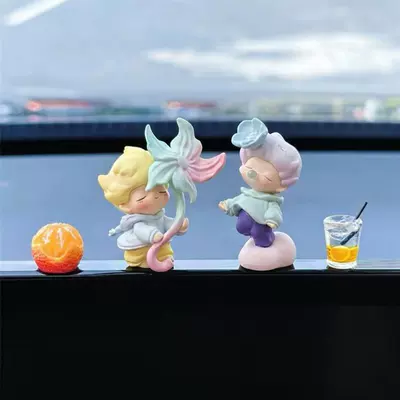 Car Dashboard Ornaments, Cute: Car ornaments - standard-dimo-no-3-no-4-free-orange-cup