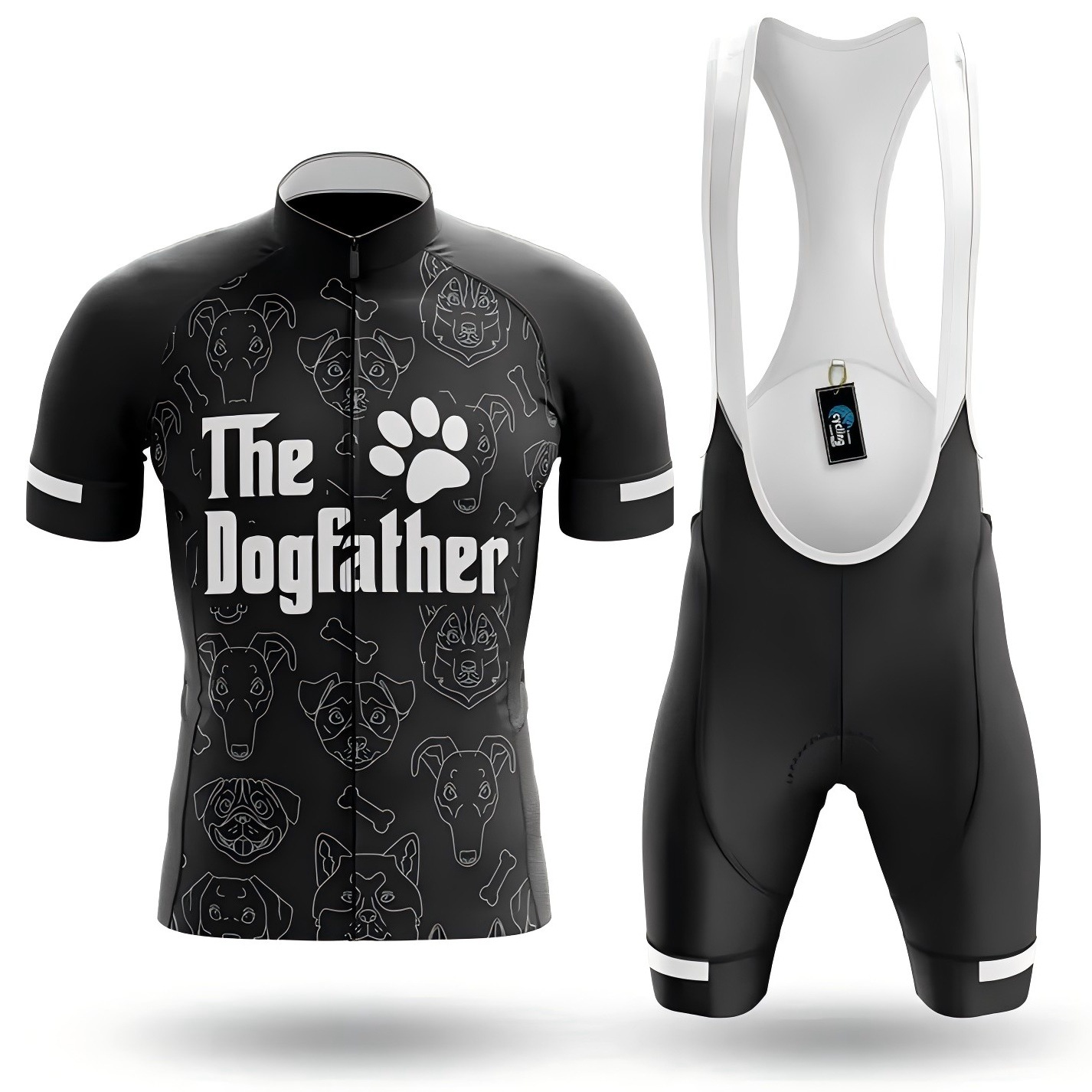 Cross-Border Best-Selling Road Bike Short-Sleeved Cycling Suit Set for Men, Moisture-Absorbent and Breathable Cycling Jersey and Cycling Shorts