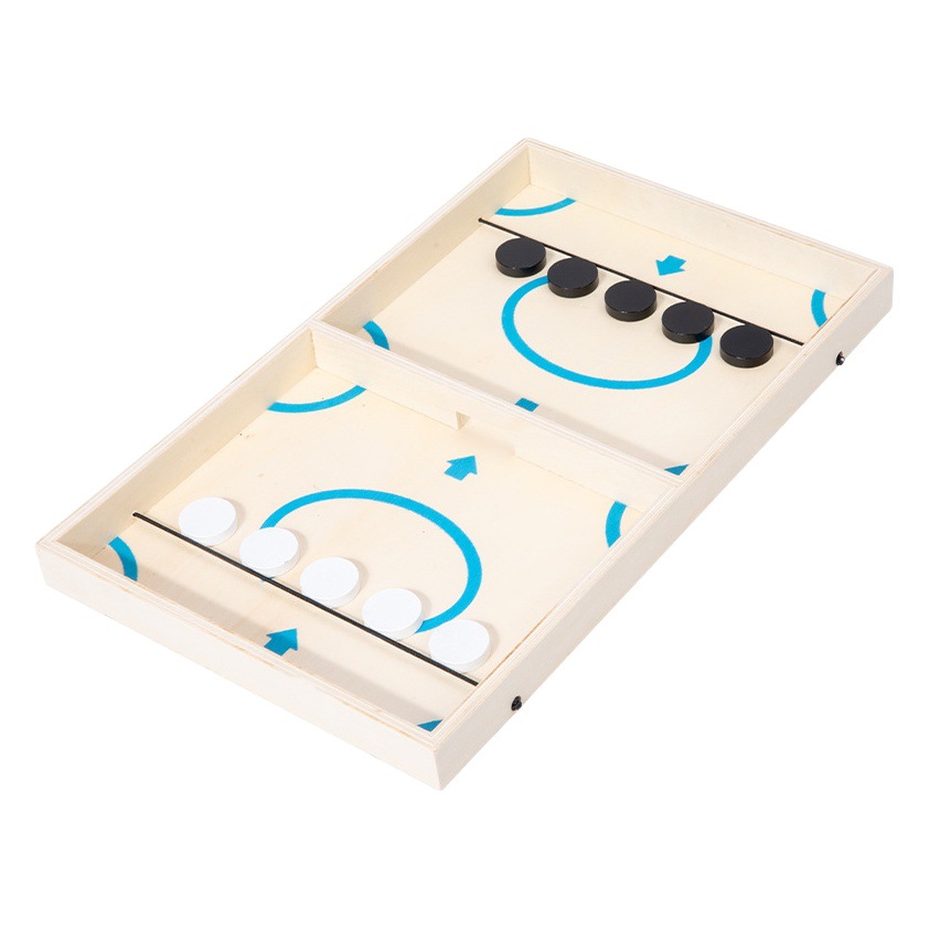 Tiktok ajedrez emergente de madera ajedrez interactivo entre padres e hijos colisión ajedrez bola emergente de escritorio hockey sobre hielo en stock Amazon catapulta