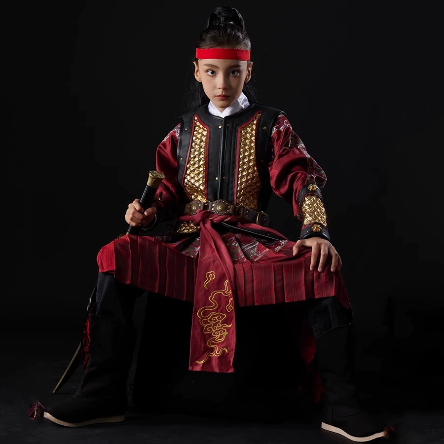 [Чанмин Вубэй] Детская горная форма прямой доспехи имитация доспехов