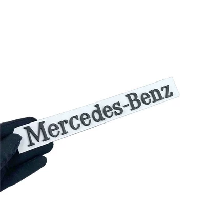 Tail Label Mercedes-Benz English: Car logo - mercedes-benz-glossy-black