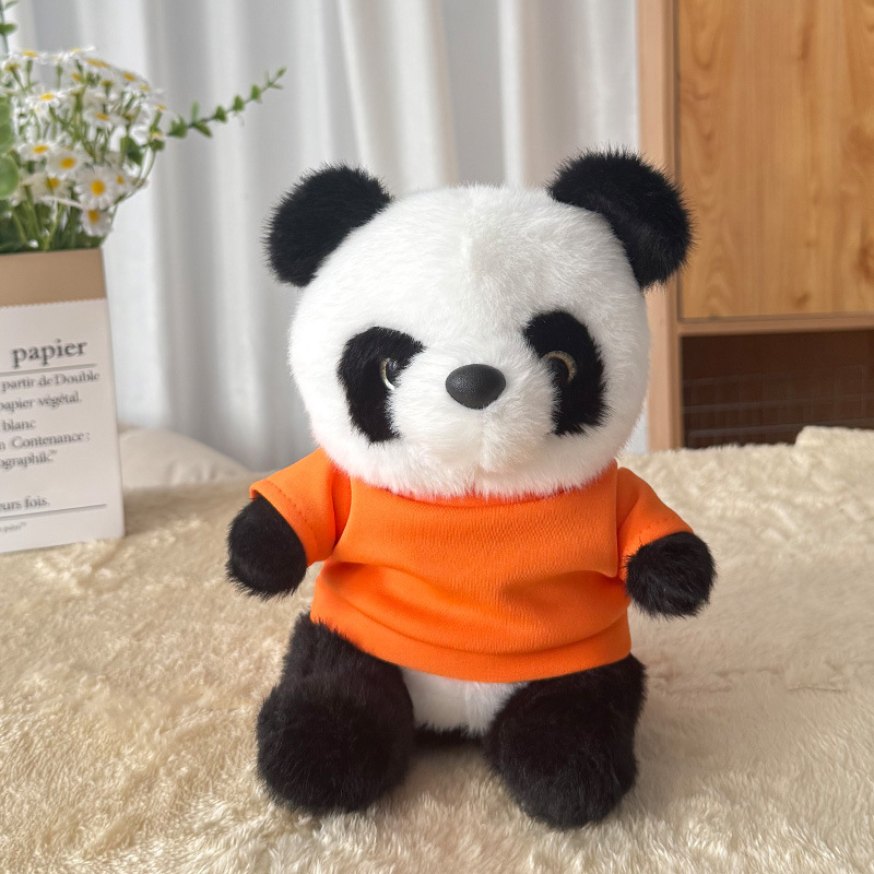 Dollos lindos de peluche, muñecas de ropa, muñecas de denim, Sichuan, Chengdu, recuerdos, logotipo