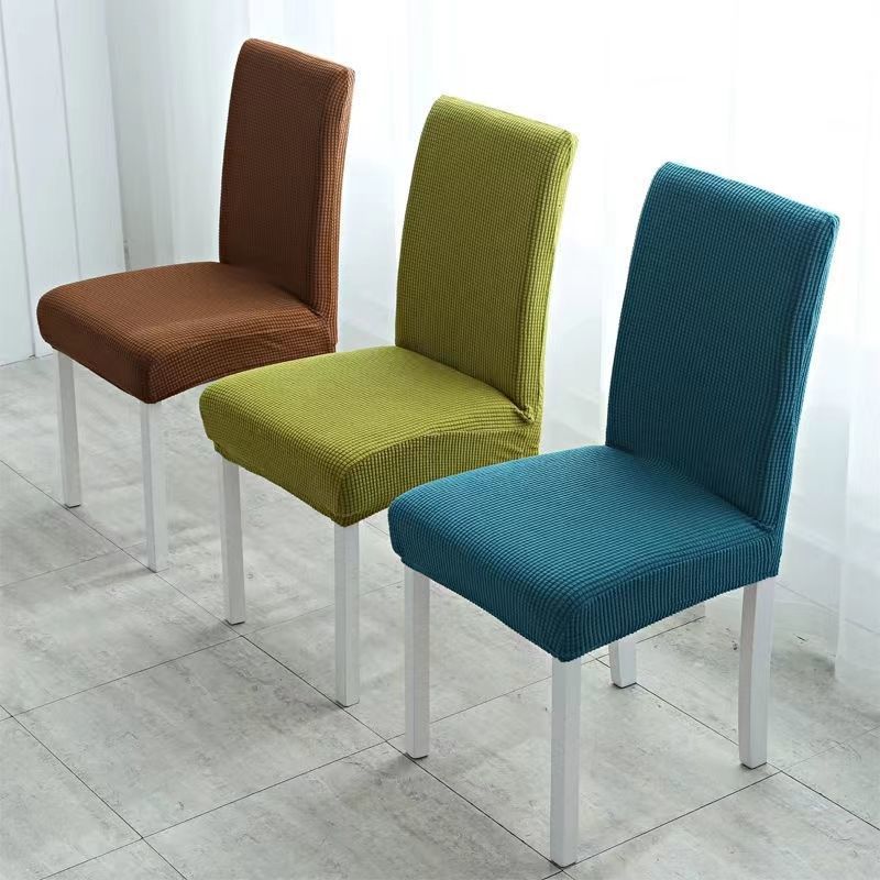 Cuatro estaciones domésticas universales cubierta de silla cubierta de comedor todo incluido cojín elástico respaldo taburete unido