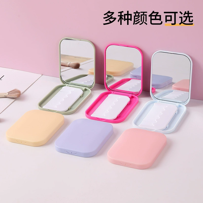 Новое Зеркало Для Макияжа Путешествия Портативный Маленькое Зеркало Портативный Складной Зеркало Портативный Расческа Складная Расческа Прямые Поставки