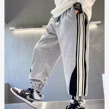 儿童装男童夏装裤子春秋款2024新款卫裤运动春季中大童男孩长裤潮