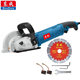 Dongcheng slotting machine high-power cutting machine water and electricity line slot concrete wall slotting FF-110SZ1R-FF-135
