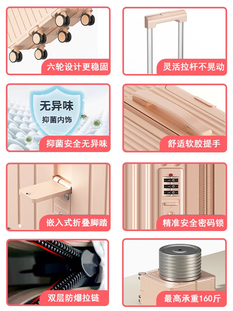 Maleta que los niños pueden montar, maleta trolley para niñas, contraseña de viaje, maleta para niños, maleta pequeña