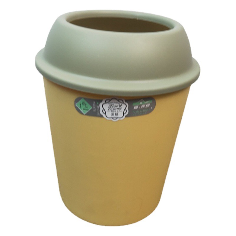 Papelera de plástico simple, cubo de almacenamiento para cáscaras de frutas, para cocina y sala de estar, venta al por mayor.