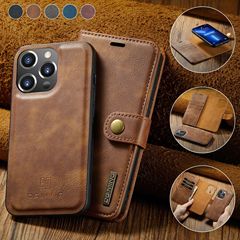 DG.MING iPhone 13 Pro Phone Case for iPhone 15 Pro Max Split Card Holder